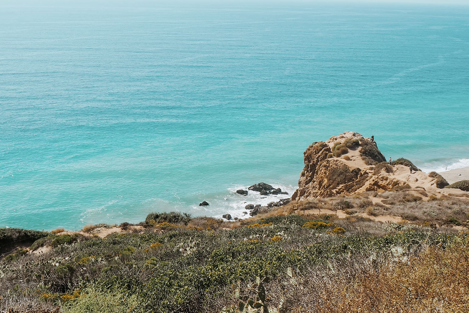 Most Beautiful Beaches in Southern CaliforniaPoint Dume View from Cliff over the Pacific Ocean