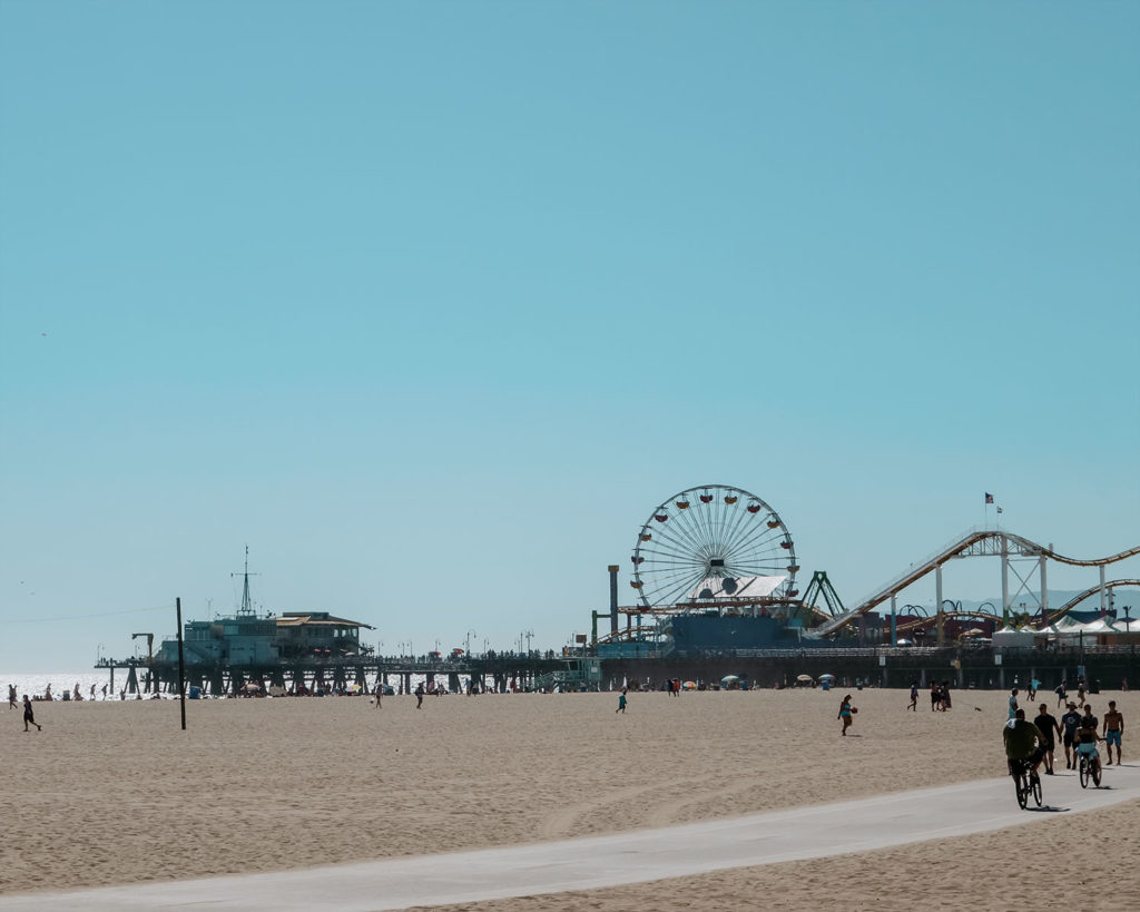 Santa Monica Pier with Ferris Wheel